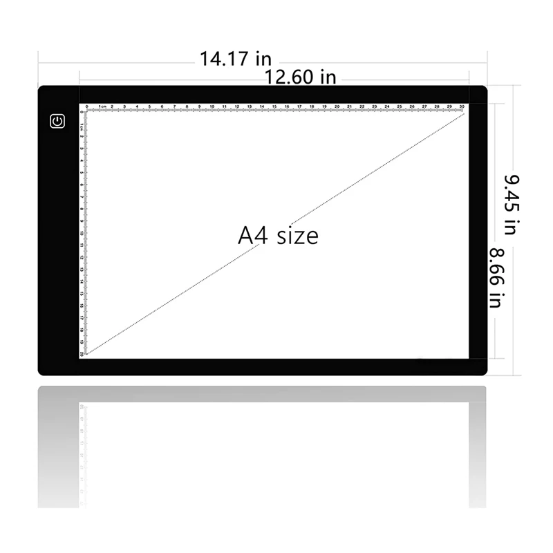 Ultrathin 4mm USB Powered LED tracing board drawing copy panel Light pad for kids