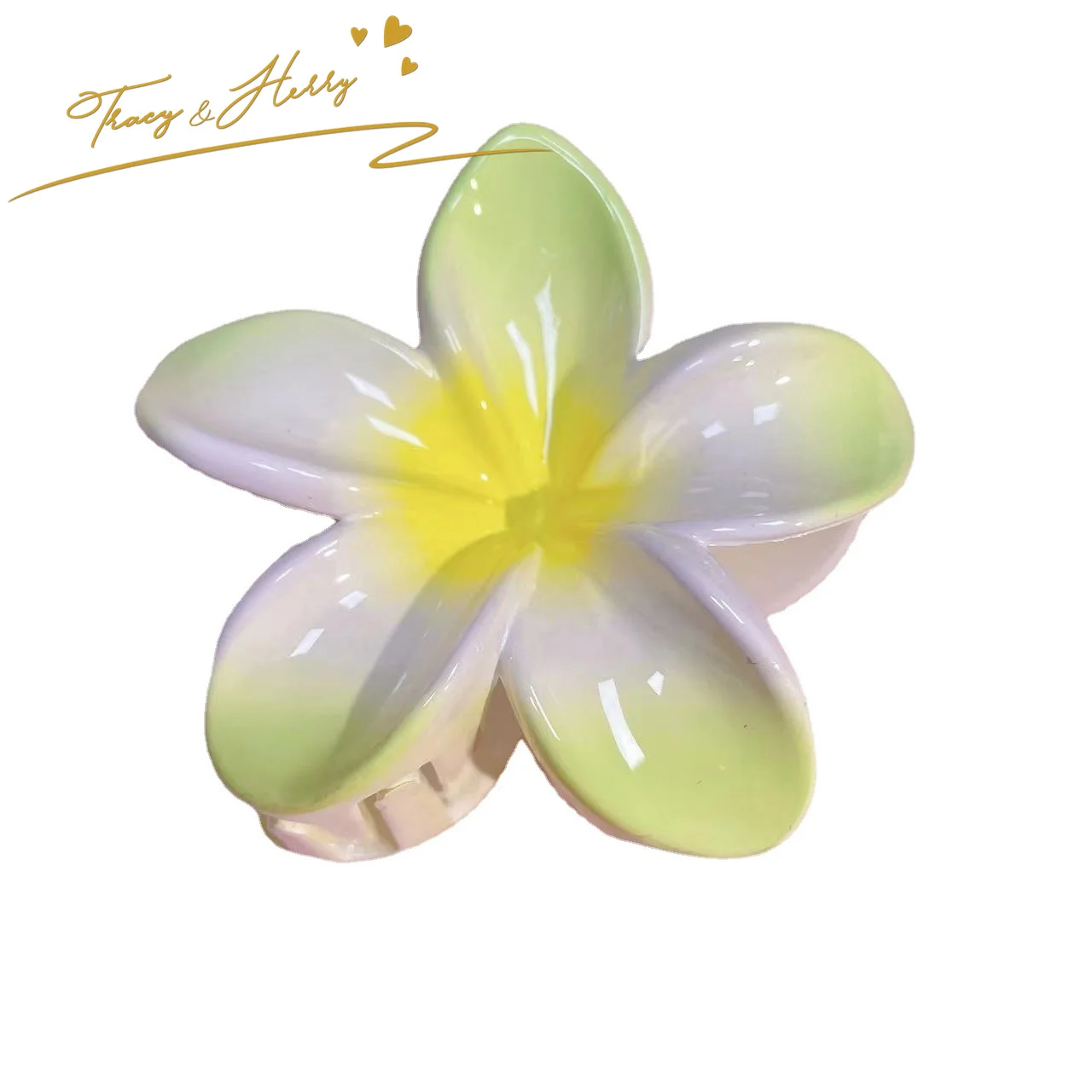 Акриловые хавайские зажимы для волос