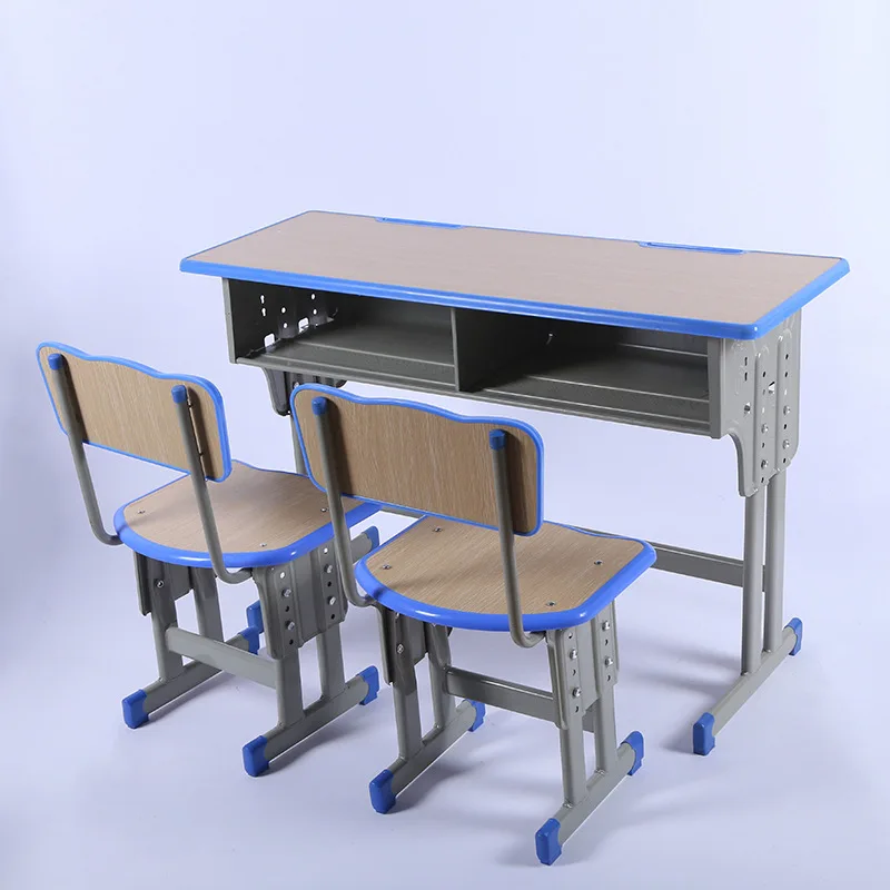 
Factory Price Custom School Furniture Student Desks Chairs Modern Practical Study Desks Set 