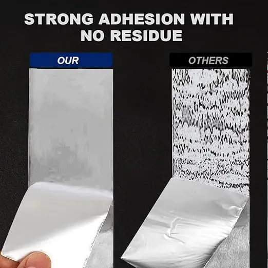 Aluminum Refrigerator 65U Manufacturer Solvent Protect HVAC Fireproof Alum Foil Adhesive Tape