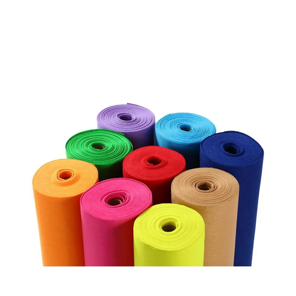 Felt Industrial pressed color 100% polyester felt for craft thickness 2mm 3mm 4mm 5mm 8mm factory price