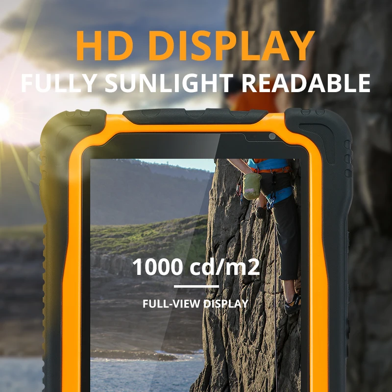 T70L(2021) 1000 nits Rugged Waterproof Industrial Android PC Tablet With Card Reader