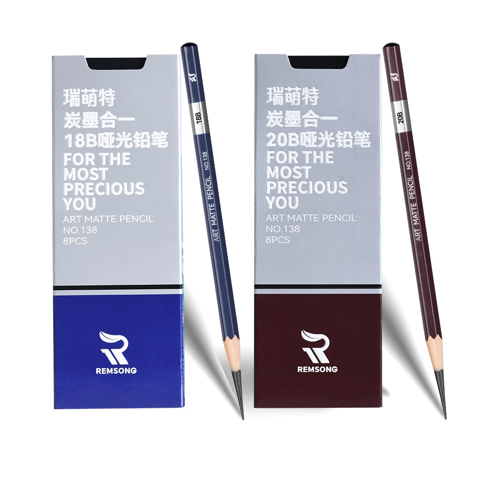 Профессиональный Рисование рисования карандаш угольные чернила в один розовый матовый карандаш