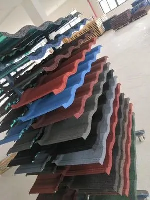 Weathered Resistant Roofing Materials Cheap Roof Shingle Stone Coated Metal Steel Tile