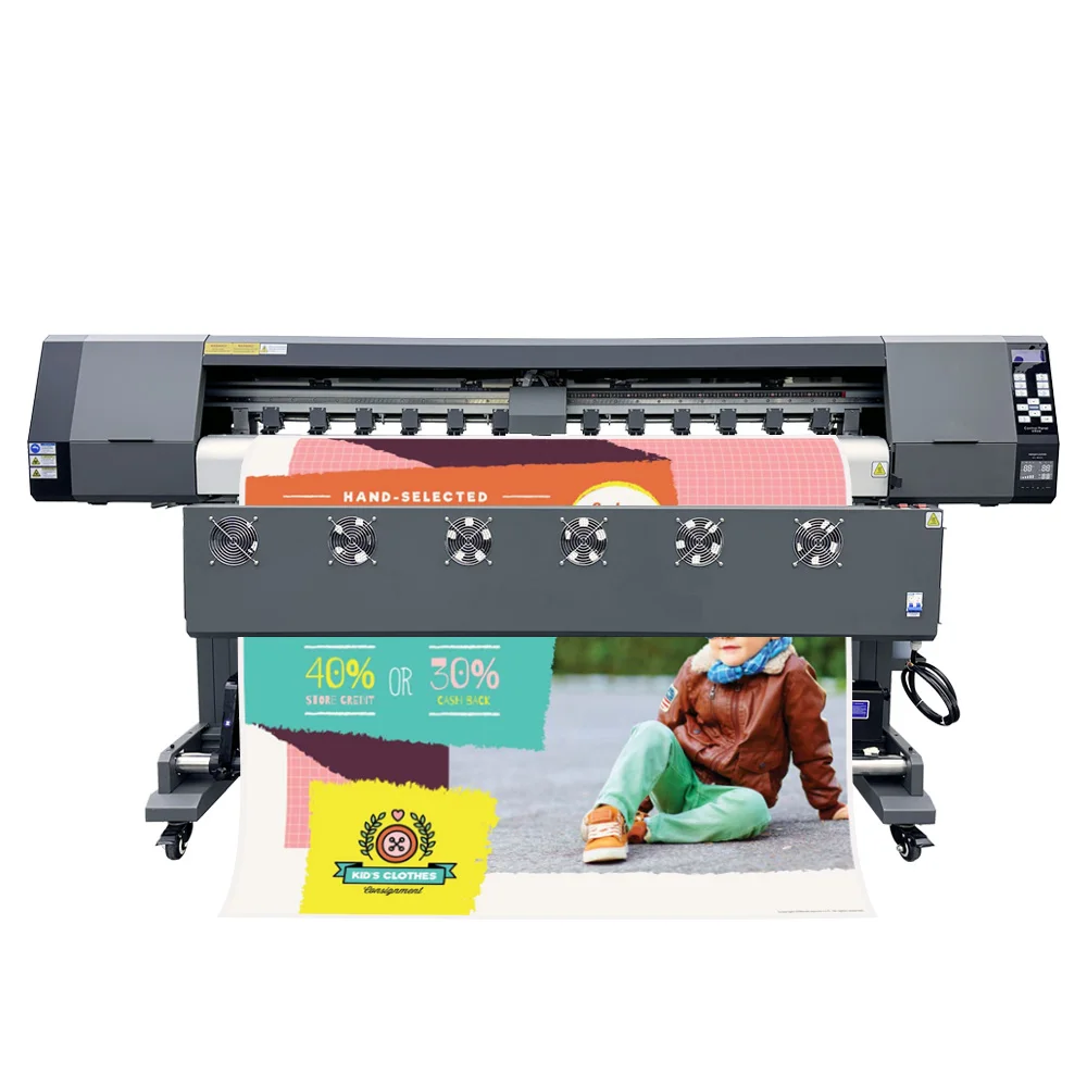 Eco solvent printer 1600mm 1.6m large format digital inkjet plotter with single I3200 xp600 print head