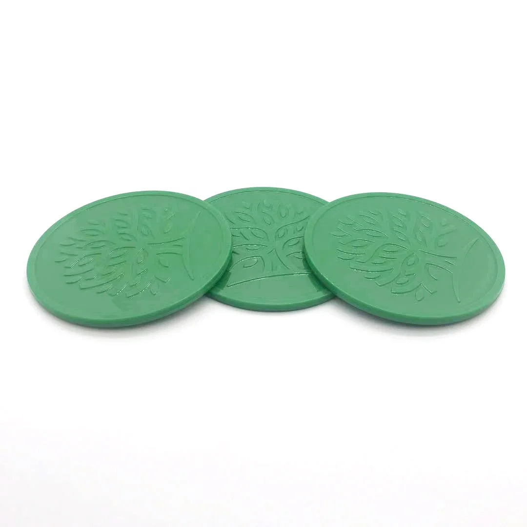 Hot Sale High Quality Multi-Colored Custom Plastic Coin