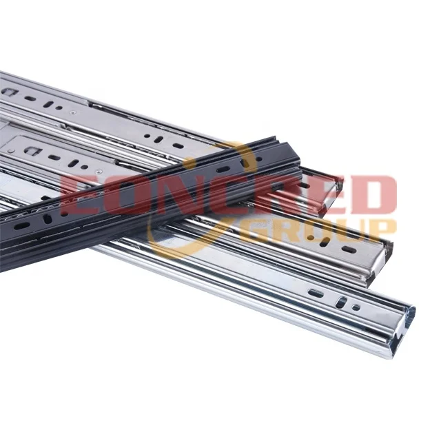 EONCRED 45mm Three ball bearing drawer slides drawer bearing slide cabinet drawer slide