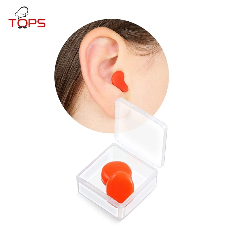 Ear Plugs for Sleeping Soft Reusable Moldable Silicone Earplugs Noise Cancelling Earplugs Sound Blocking Ear Plugs with Case