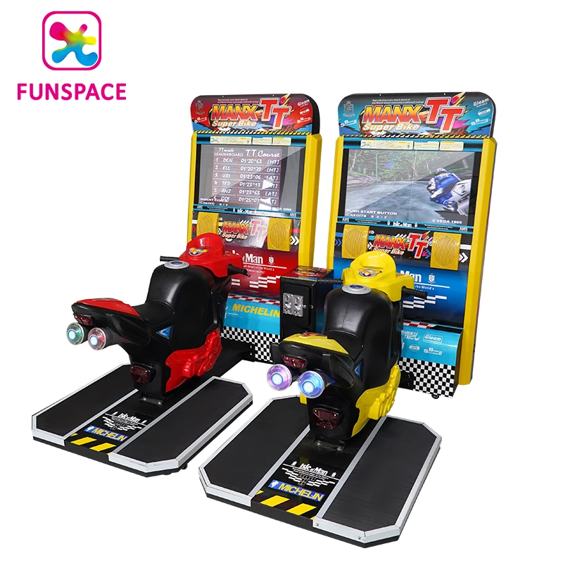 Hot Selling Coin Operated Arcade Motor Bike Racing Game Machine For Game Room