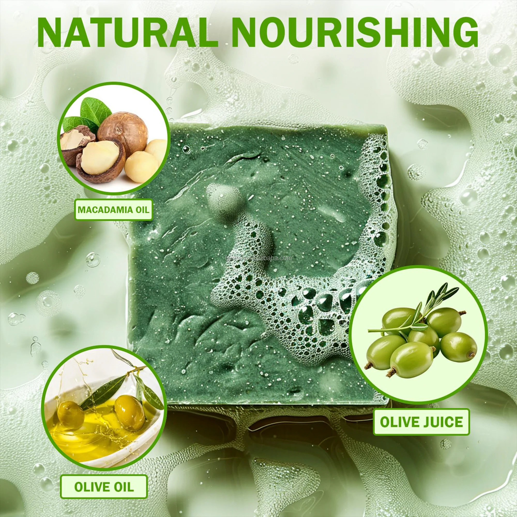 Natural Olive Oil Soap Moisturizing Cleaning Ba Face Hand Body Wash Handmade Soap Deep Smooth Nourishing Soap Set