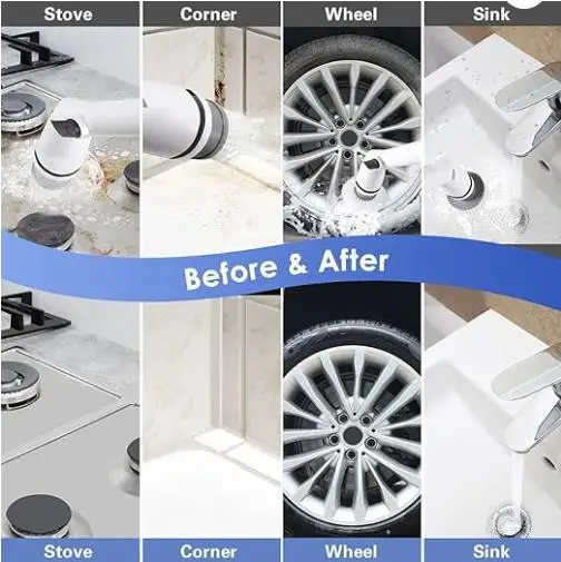 Latest Design Hand-Held Electric Dish Cleaning Brush