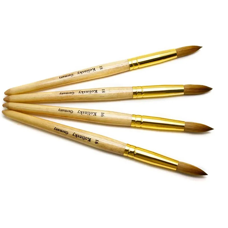 Wholesale 100% Nail Brushes Kolinsky Acrylic Art Nail Brush