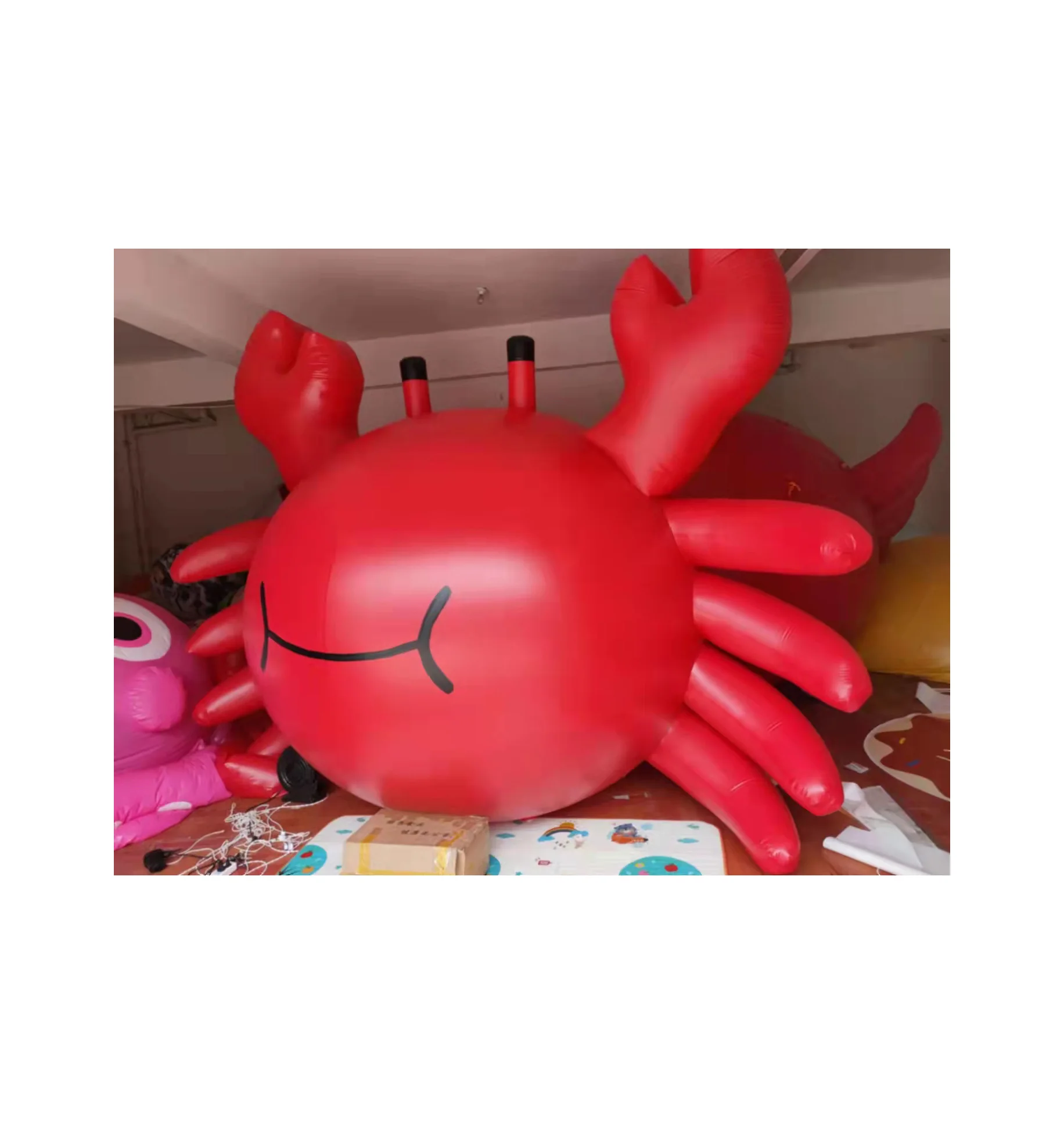 BOYI inflatable advertising crab marine animal lobster inflatable king crab balloon