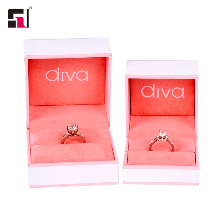 Hot Selling Cheap Custom  Pink Necklace Jewelry Box,jewelery Box Packaging Pink Ring Box