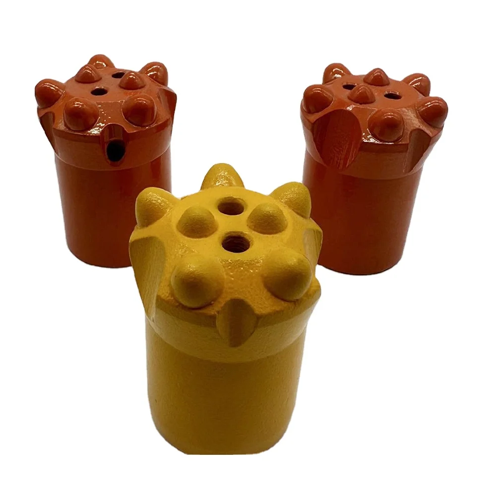 Cold Pressed Ball Tooth Drill Bit 32 Rock Drill Pneumatic Bit for Steel Hex Shank Type for Mine Tunnel Drilling