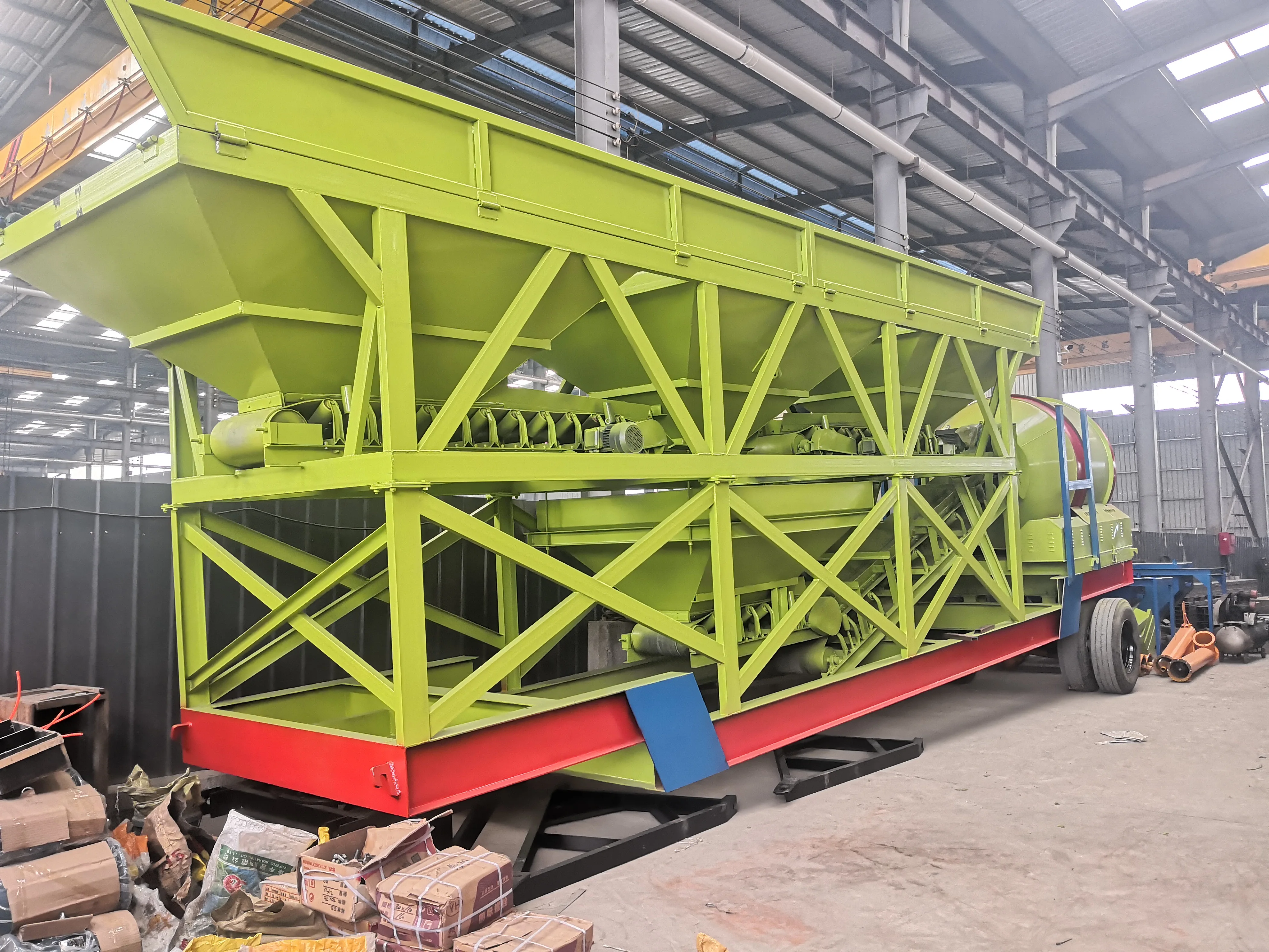 2023 Hot sale YHZS50 Mobile Concrete Batching Plant price for sale