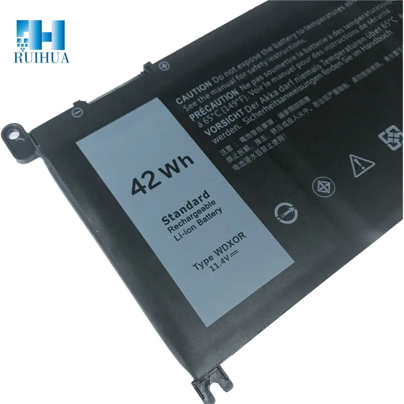 RUIHUA New WDXOR Laptop Battery 11.4V 42Wh 3680mAh for Dell inspiron 13 5000 5378 5570 14 7000 7460 15 5567 Vostro 5468  battery