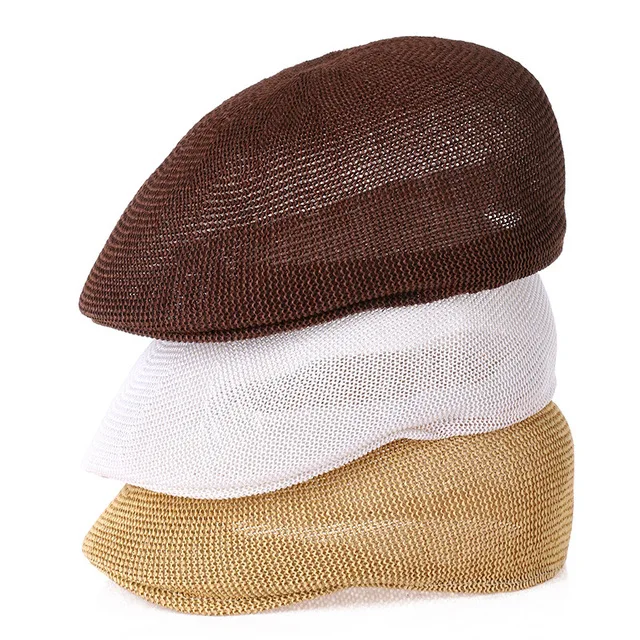 brand new summer men women ivy hats breathable sunhats unisex peaked caps with high quality