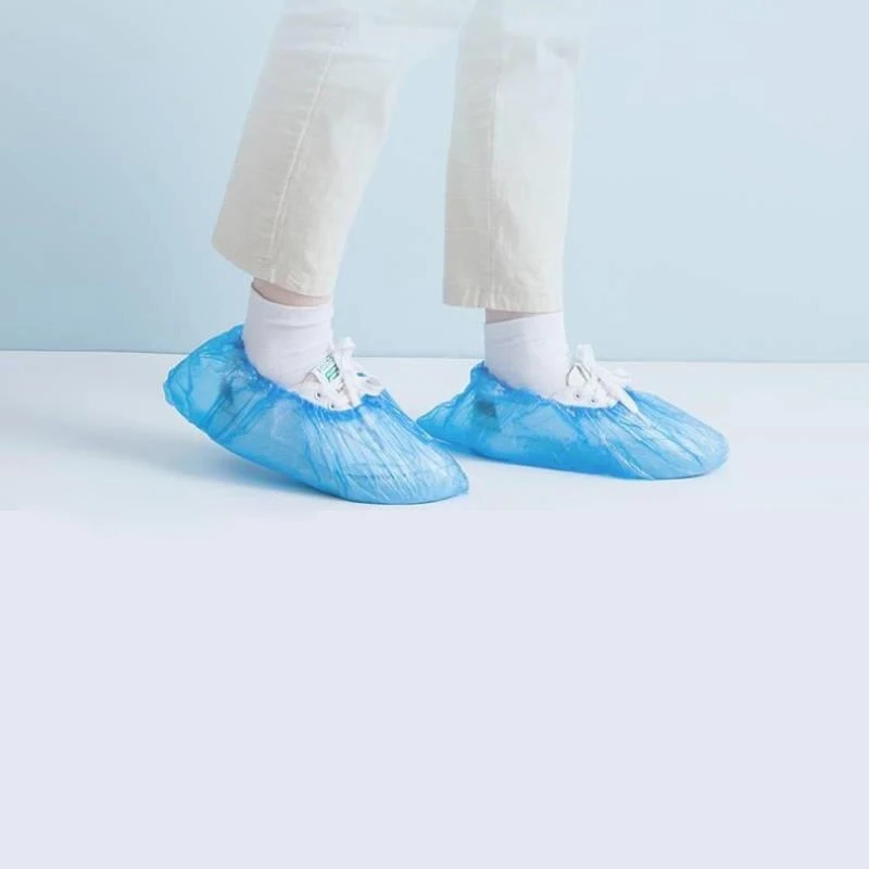 
One-time Use PE CPE Shoes Cover Waterproof Disposable Plastic Overshoes Hubei Xiantao 