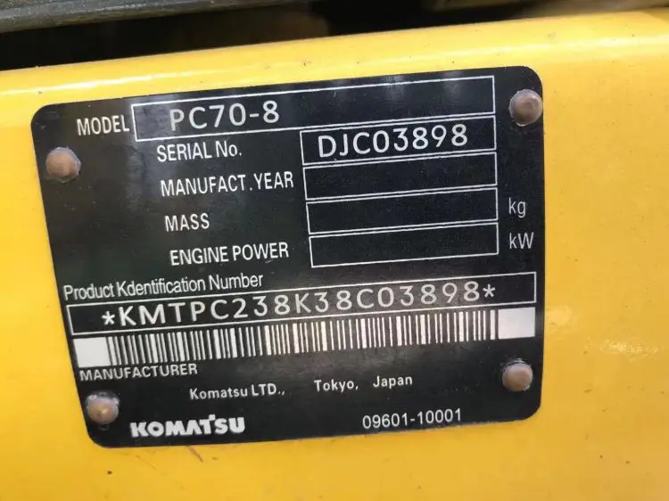 2019 used excavators komatsu pc75/used excavators komatsu pc70/used excavators komatsu pc78