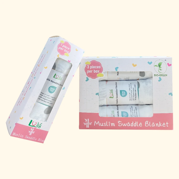 Custom print Baby Blanket Swaddle baby bamboo muslin swaddle blanket for newborns