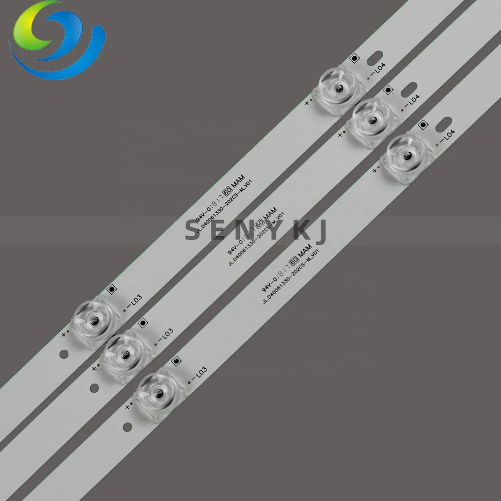 ТВ подсветкой для Sanyo 40R7 40X 40X7C XLED-40SF480A FW40D48F 40A17C B40061 светодиодных лент JL.D40061330-202CS-M_V01