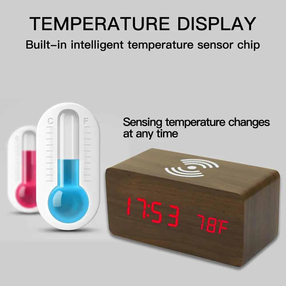 Qi Wireless Charger Led Table Lamp 5W Charging Led Desk Light Adjustment Table Bedside With Sound Voice