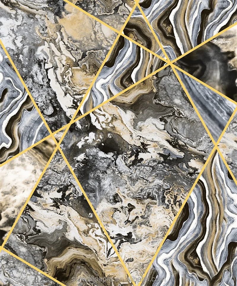 PVC Material Modern 3D Wallpaper Wall Decor Waterproof Wallpaper Vinyl Wallpapers/Wall Coating