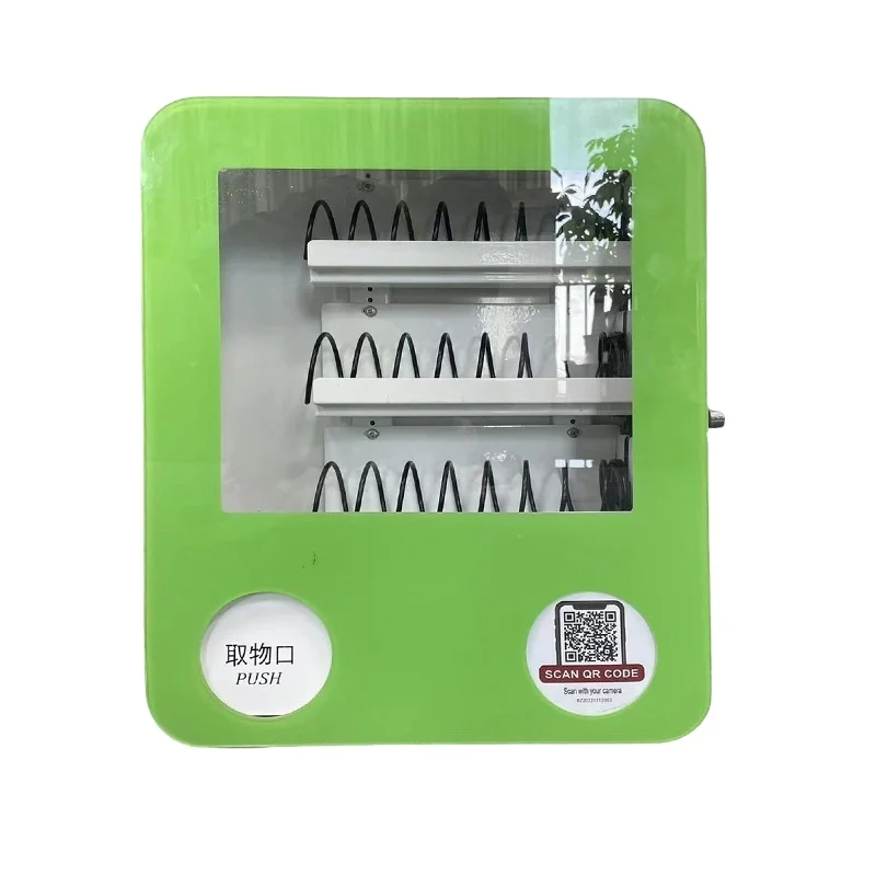 Mini QR Code Payment Hotel Combo Disposable Power Bank Dispenser Vending Machine