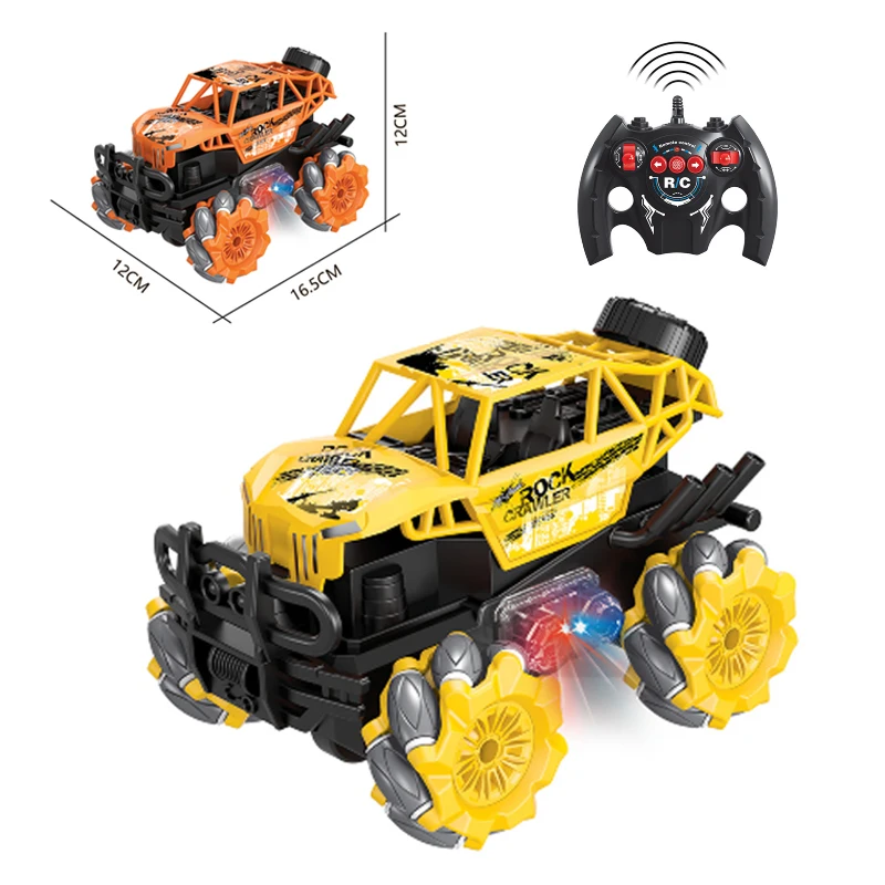 2.4G Remote Control Cars Stunt Drift Cars Rotating Twist Offroad Truck with Lateral Dancing Monster Car Electric Toys Boy Gift