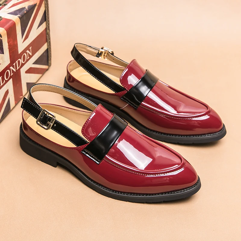 001 latest style summer leather sandals for men