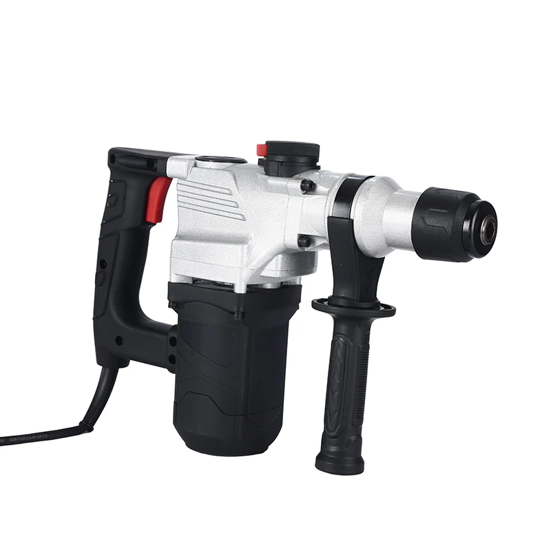 Power Hammer Drill 1250W 220V Multifunctional Rotary Hammer Drill Household Concrete Handheld Electric Impact Drill
