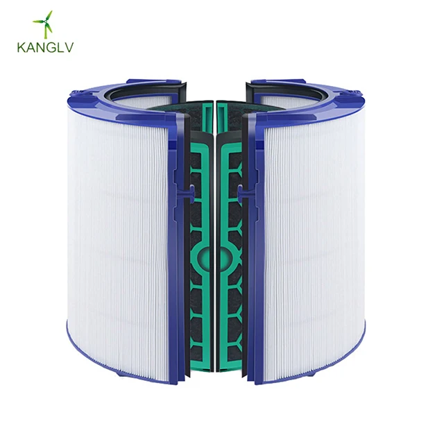 Оптовая цена, картридж с активированным углем, сменный Воздушный Фильтр HEPA для Dysons HP04 TP04 DP04, детали очистителя воздуха с чистым охлаждением