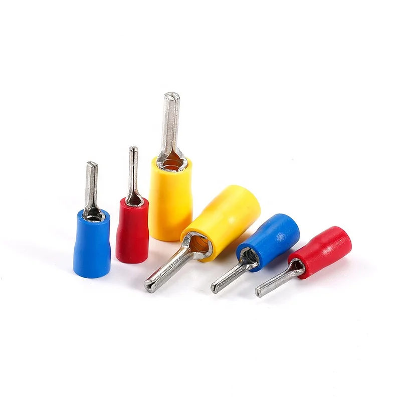 Insulated wire end ferrules Cable Cord End Terminals 2.5mm Pins14AWG Insulated Crimp terminal