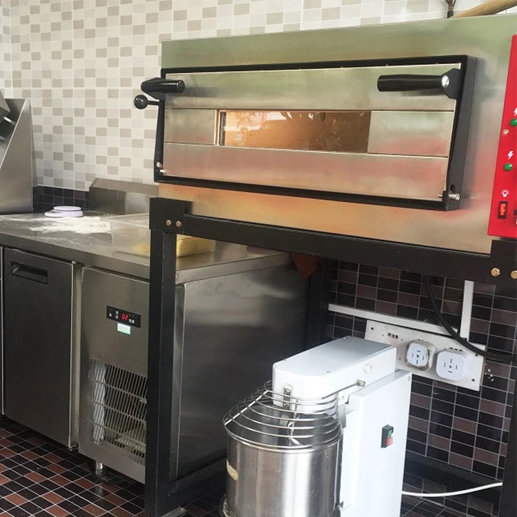 Electric Bakery Ovens Commercial 2 Deck 2 Tray Pizza Oven Table Top Deck Oven