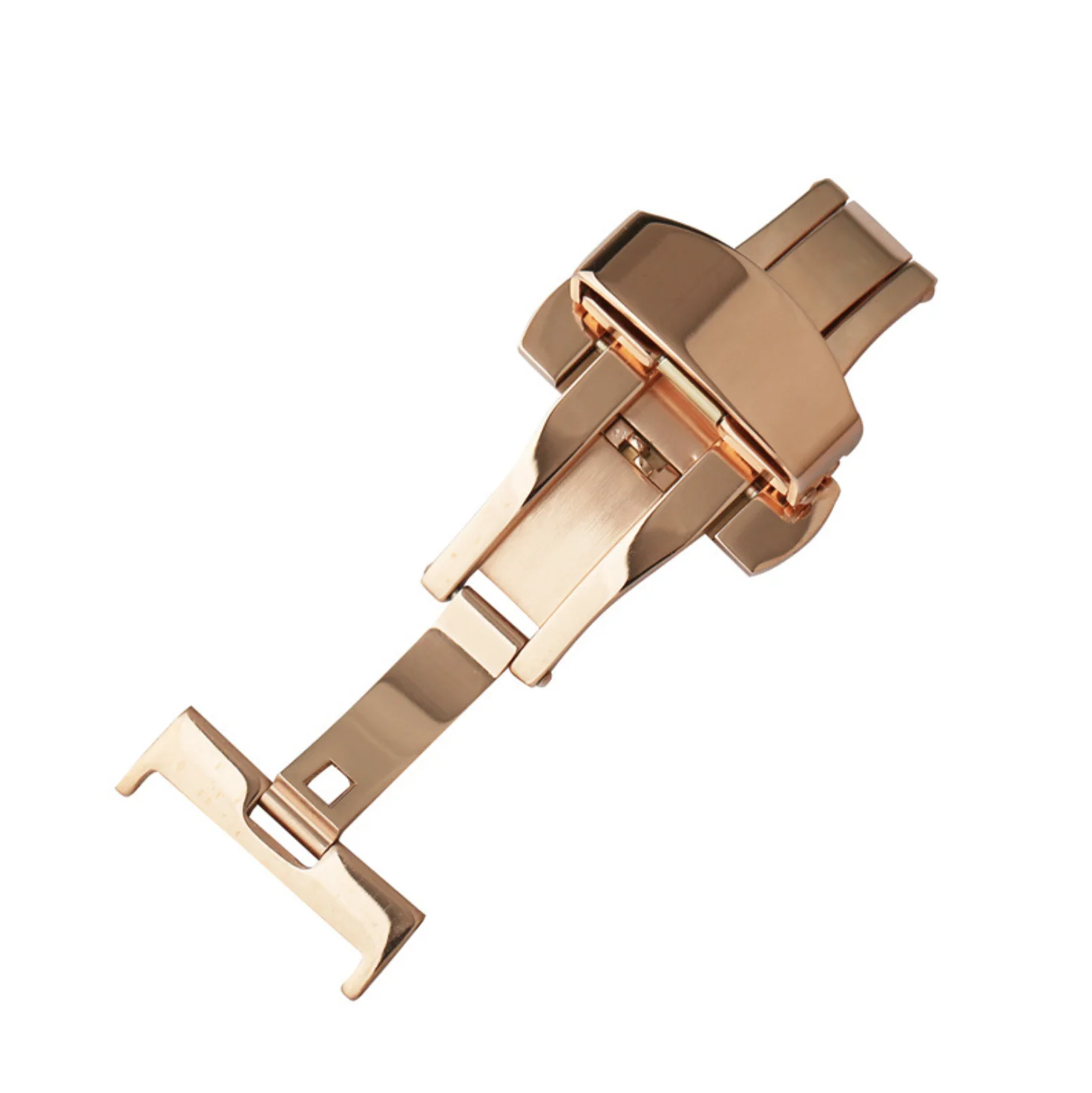 Высококачественный ремешок для часов из натуральной кожи с застежкой-бабочкой