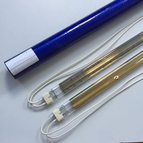 IR 1000W ~ 20KW Watt Halogen Paint Drying Lamps Light Bulbs Gold  Half Gold Half White Drying Curing Infared Lamp