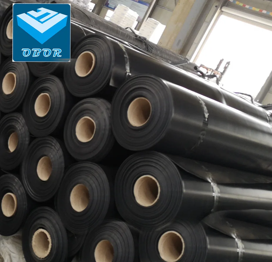 1mm 1.5mm 2mm hdpe fish farm  pond dam liner geomembrane price