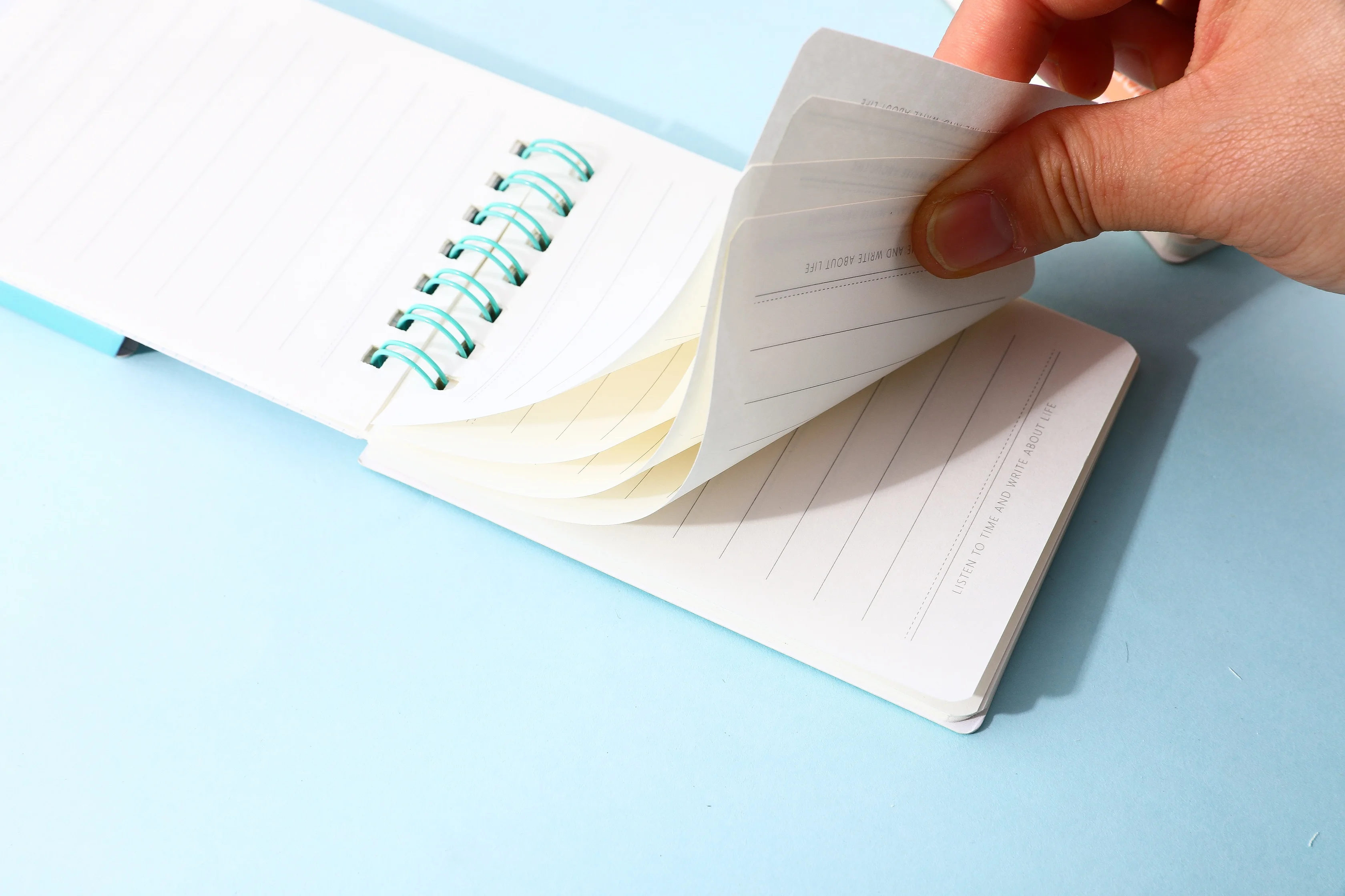 wholesale A7 hardcover paper journal spiral student notebook notepad school stationery