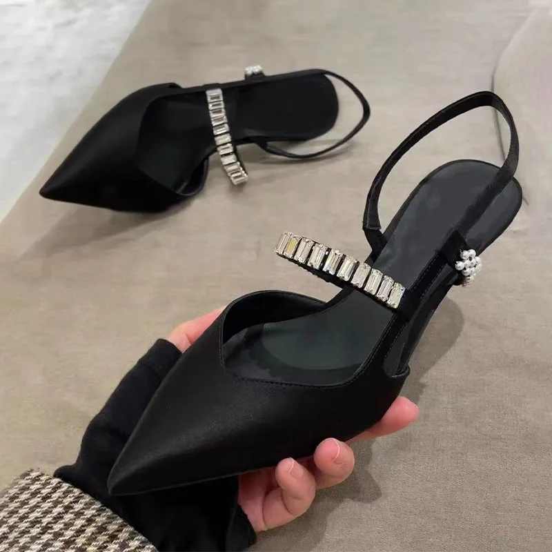 5*10Mm Long Strip Rhinestone Trimming Colored Array Rectangle Glass Strass Crystal Cup Chain For Shoes Bags Clothing Accessories