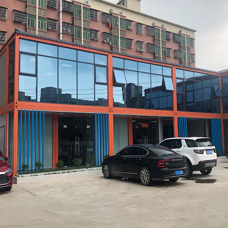 Manufacturer In China Easily Installation Prefab Flat Pack Living Containers Homes Two Store Houses For Sale