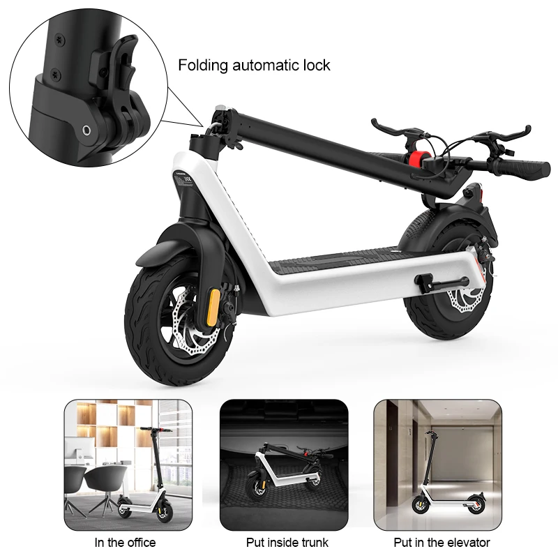 Eu Stock Adult E Scooter Electric 500W x9 powerful folding Electric Motorcycle Kick Skateboards Off Road e-scooter With Seat