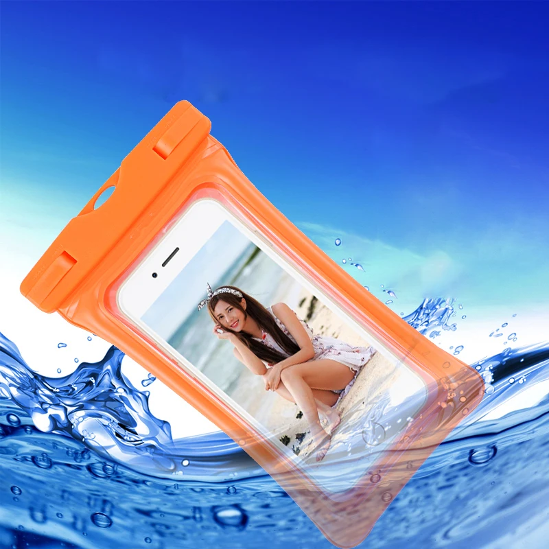 Wholesale Price Water Proof Mobile Phone Bag Cover Floating PVC Waterproof Phone Case Pouch Dry Bag For Swimming Diving