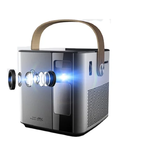 Factory Price Mini  DLP Android 9.0 300 Inch Max 3D Short Throw 4k Wifi Projection Projector