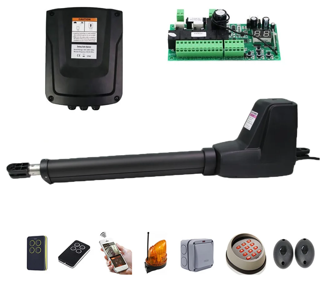 Автоматический Открыватель ворот Lockmaster LM601 одиночные Поворотные Рычаги одиночный автоматический оператор Двери 350 кг