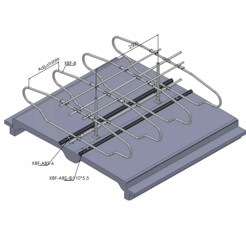 Agricultural and animal husbandry machinery cattle resting free stall panel PE material pasture breeding facilities price