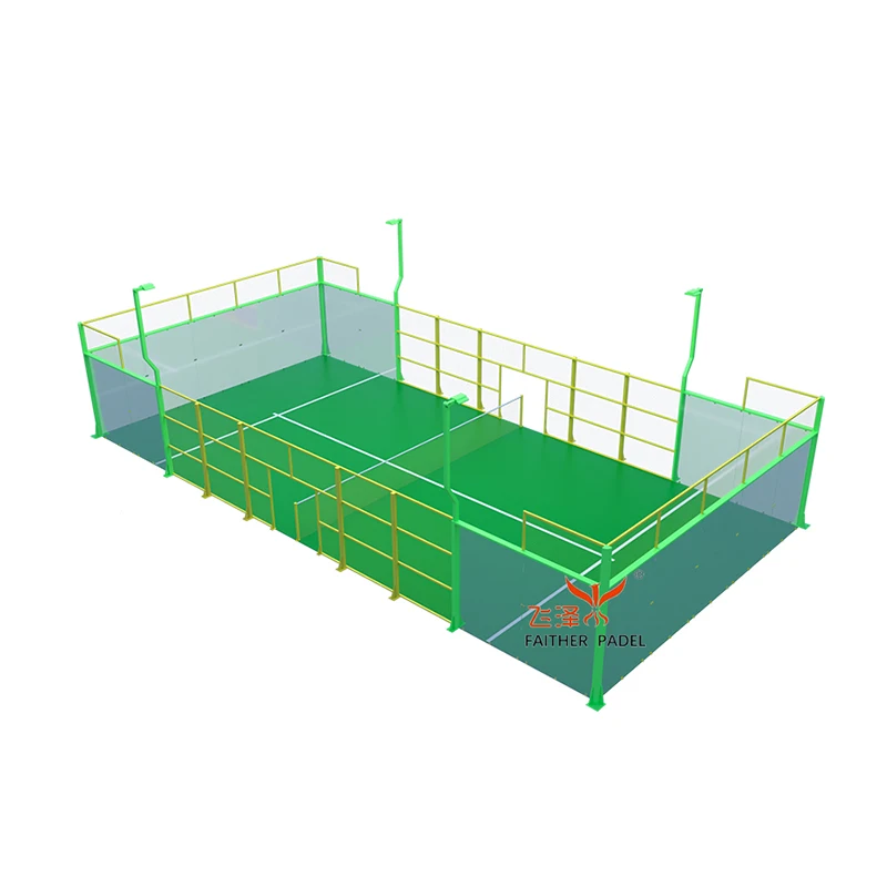 Различные широко используемые Популярные панорамные padel court поставщик