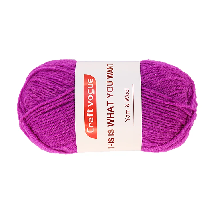 Popular Craft Vogue 100g 100%wool yarn Hand Knitting Wool Yarn 3ply wool yarn custom for sale