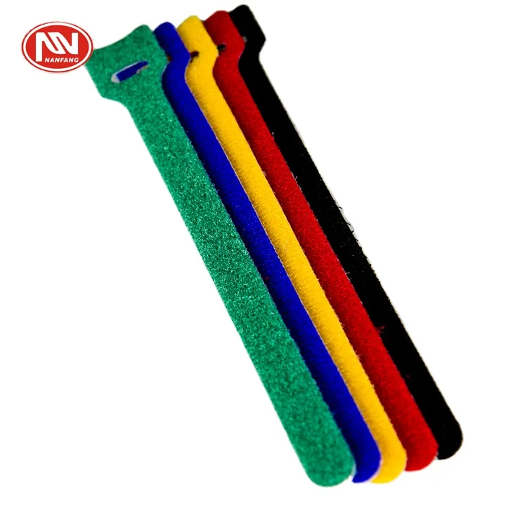 Customize Different Specifications Nylon Hook And Loop Cable Ties For Computer