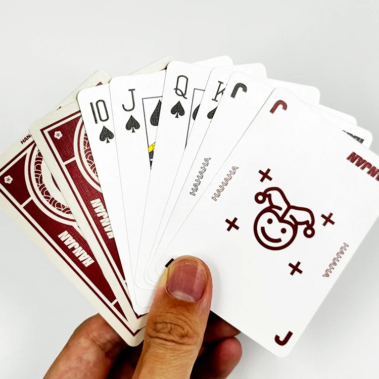 High Quality Custom Printed Playing Cards Sets Cheap Custom Design Game Black Poker Playing Card Decks With Your Barcode